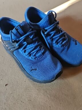 Puma Royal Blue Mesh Running Shoes
